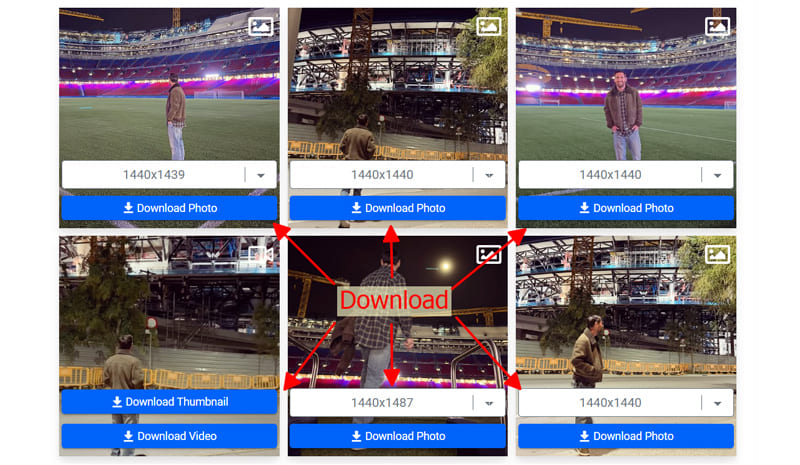 Save photos and videos to Instagram